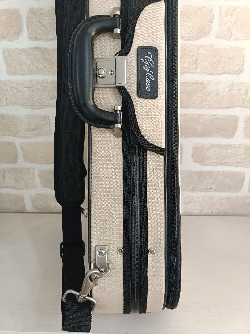 【Gig Case】ベージュ バイオリンケース スリムデザイン ギグケース