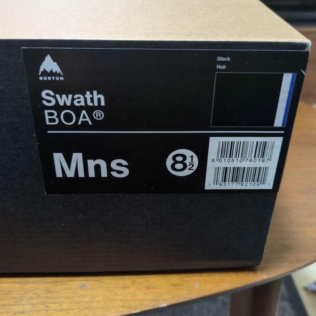 ◆BURTON◆26.5◆swath boa◆ブーツ◆スワスボア◆ブラック