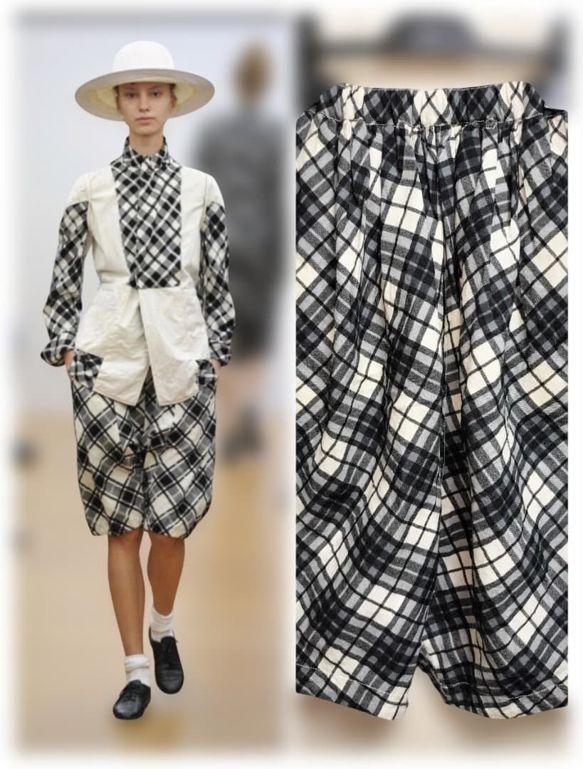 kerCOMMEdesGARCONS コムコム　チェックパンツ　未使用