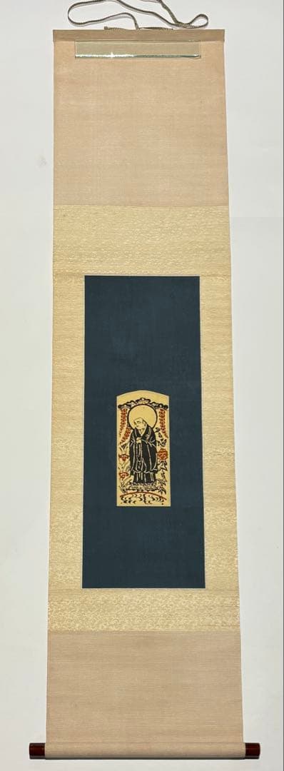 芹沢銈介 法然上人彩色木版画」掛軸 1幅|浄土宗 知恩院 仏教美術