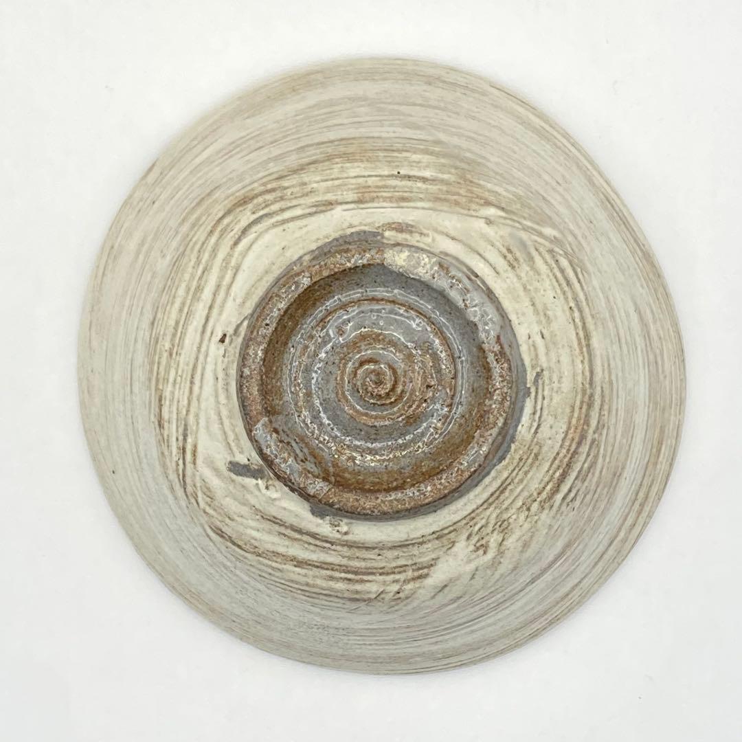 抹茶茶碗 刷毛目 加藤芳右衛門 銘 末廣 共箱入 茶道具 茶盌 茶器 陶芸