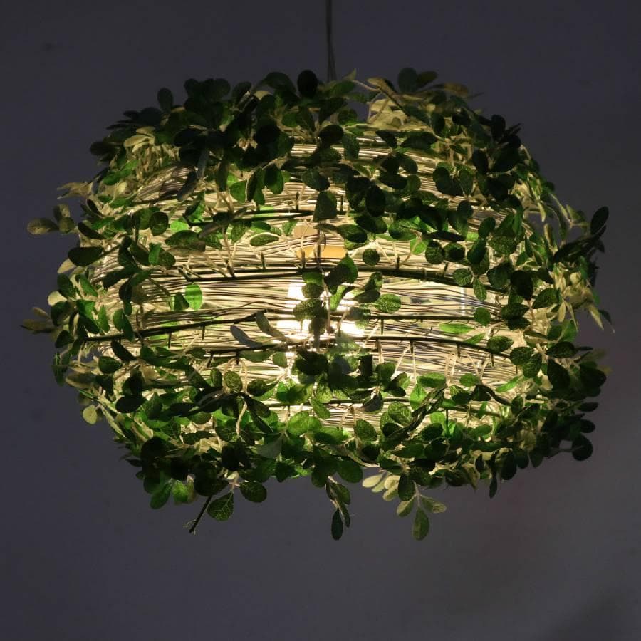 ディクラッセ オーランドビッグ ペンダントライト 人工グリーン 造花