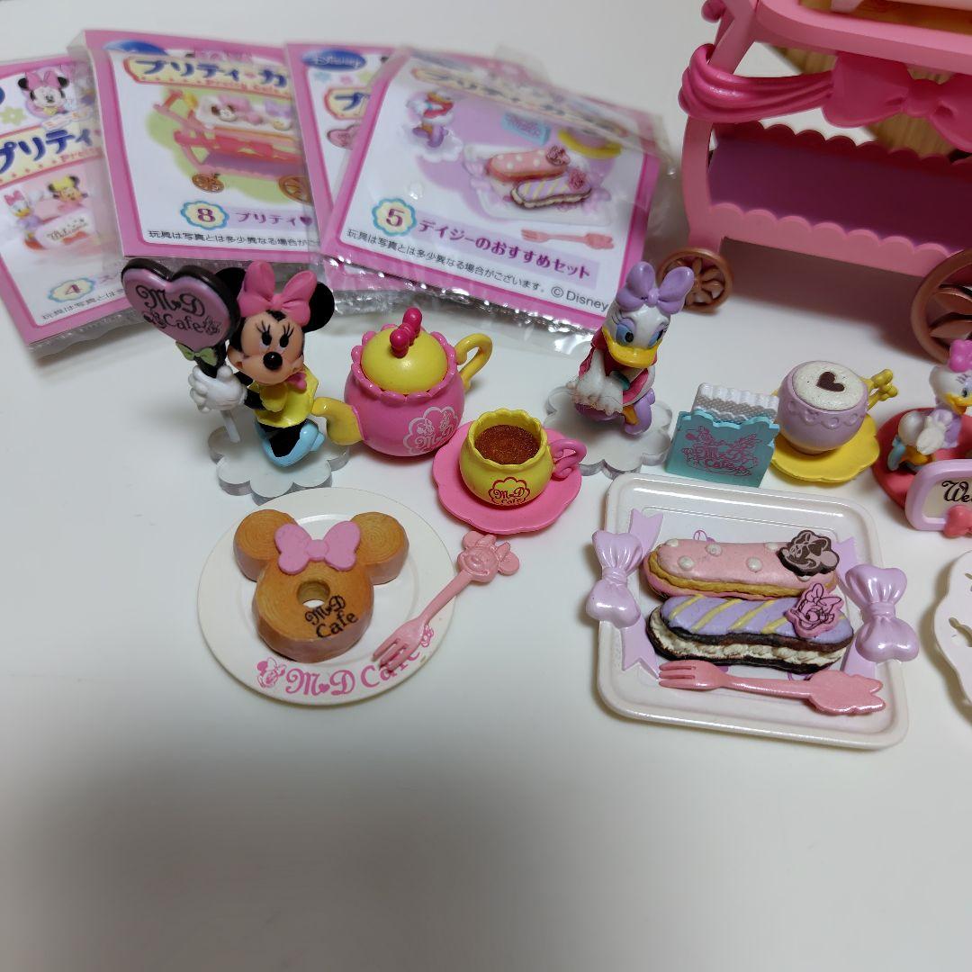 ミニー&デイジー プリティカフェ フィギュア 4点セット