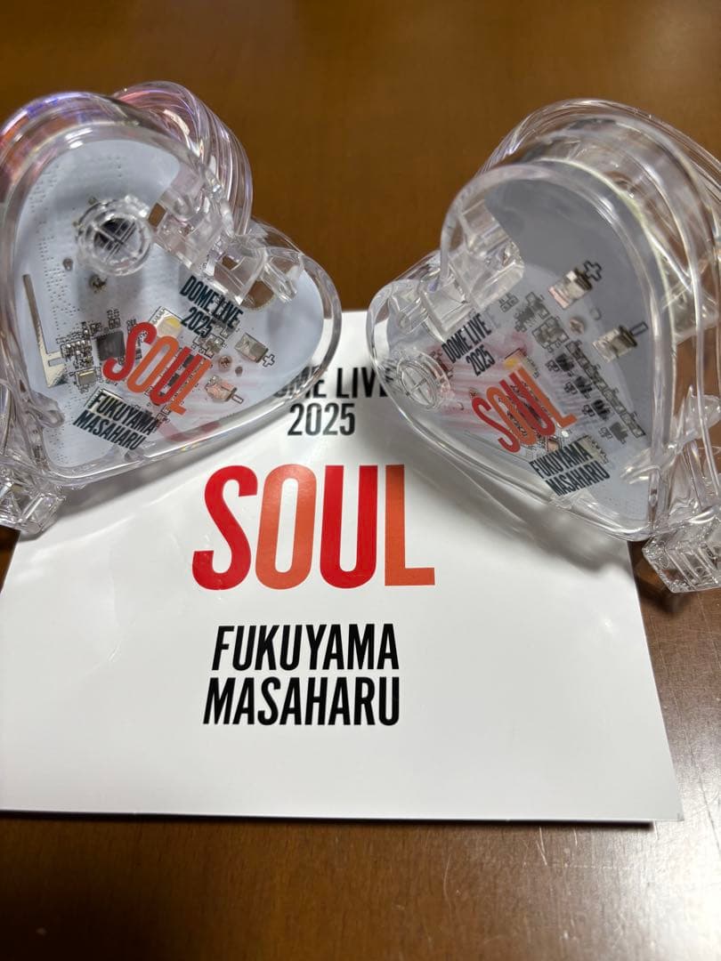 福山雅治 ドームライブ2025 ライトバングル ペンライト ハート型 2個