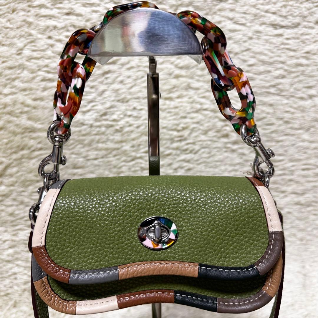 極美品　コーチトピア　ウェイビー ディンキー ショルダーバッグ　3way レザー