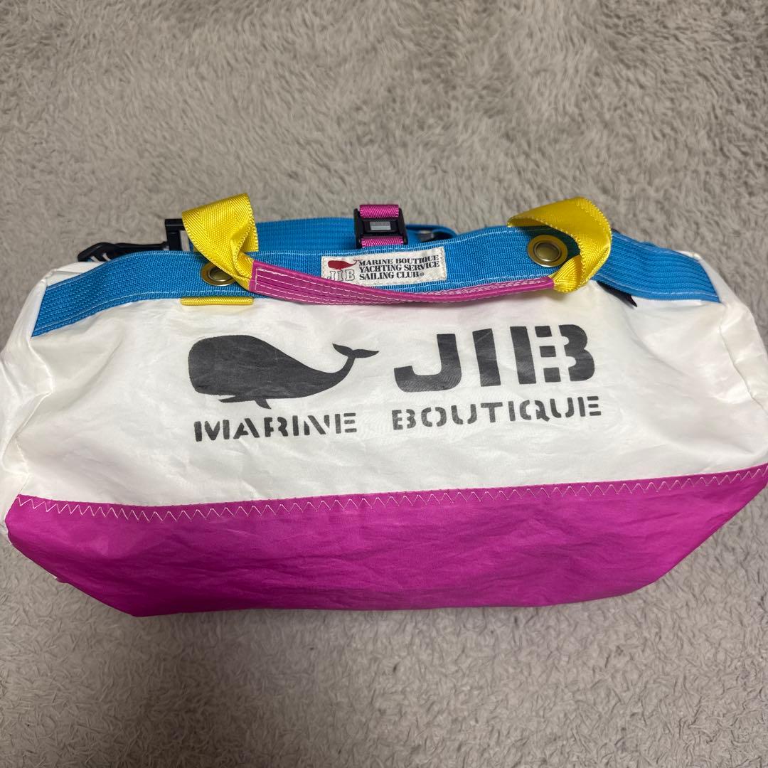 JIB MARINE BOUTIQUE ピンクボストンバッグ JIB MARINE BOUTIQUE
