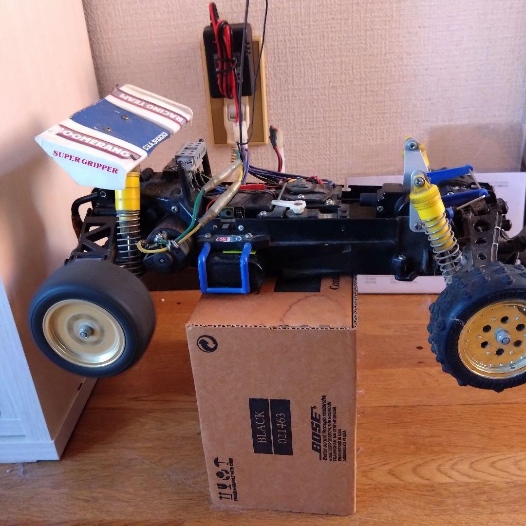 画像追加　タミヤ　ブーメラン　当時物　ジャンク　ラジコン　プロポ付き