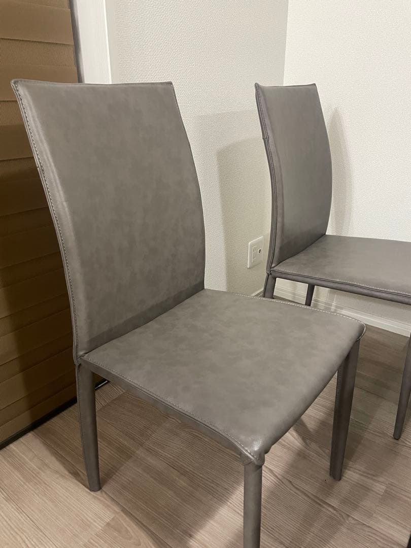 セラミック ダイニングテーブル レザー椅子 セット 4人用 東京インテリア