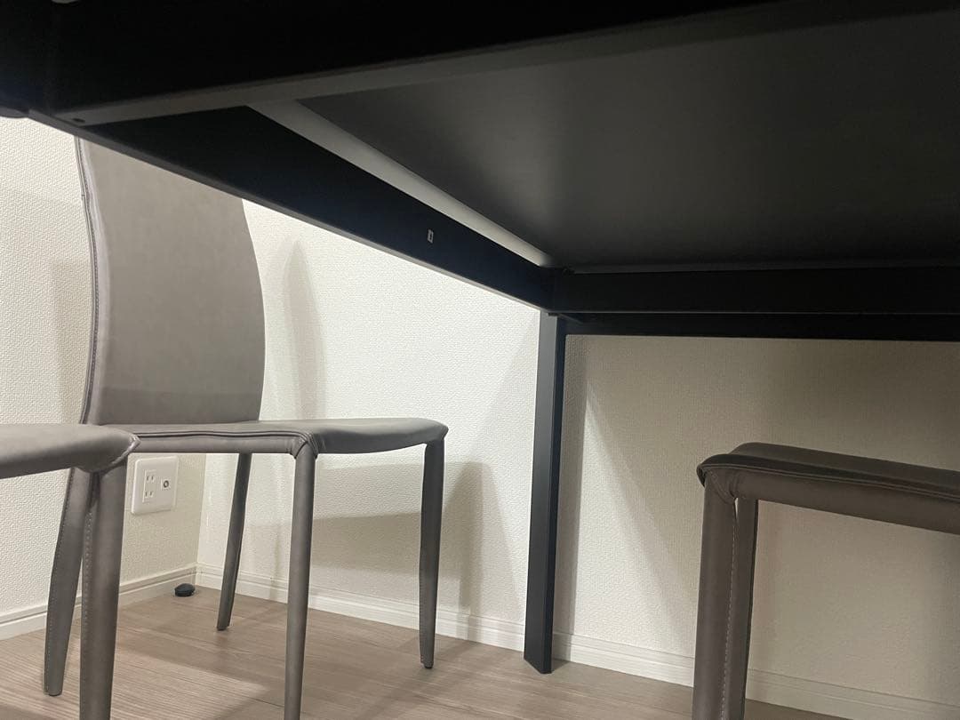 セラミック ダイニングテーブル レザー椅子 セット 4人用 東京インテリア