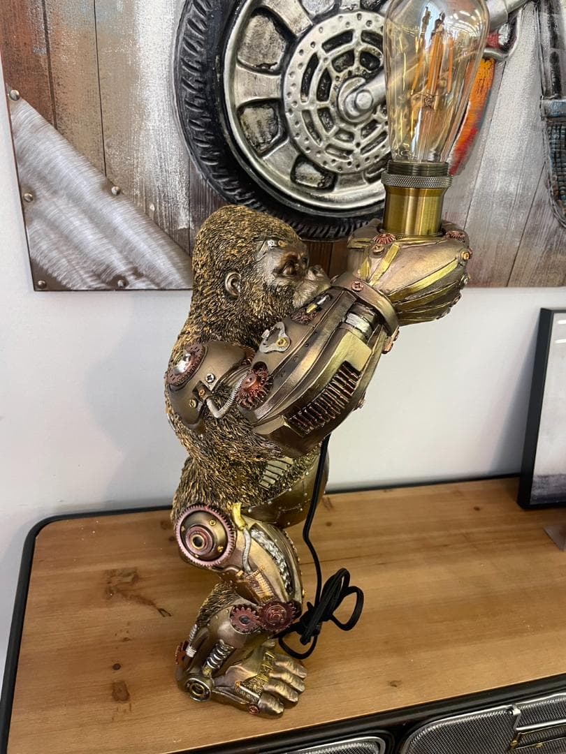 メカゴリラ ゴリラ ランプ 間接照明 照明 置物 オブジェ ロボット