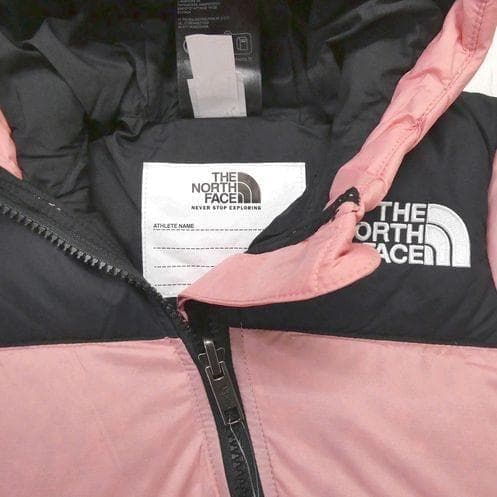 ザ ノースフェイス ベビー ヌプシワンピース ダウンジャケット 90cm ピンク