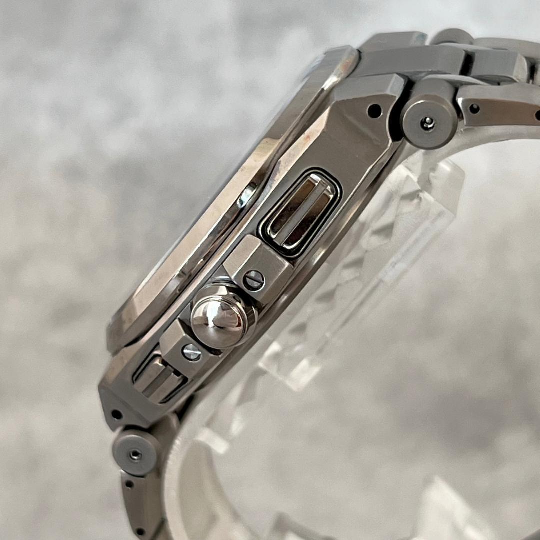 【√M】稼働品 シチズン アテッサ 電波ソーラー クロノ メンズ チタン