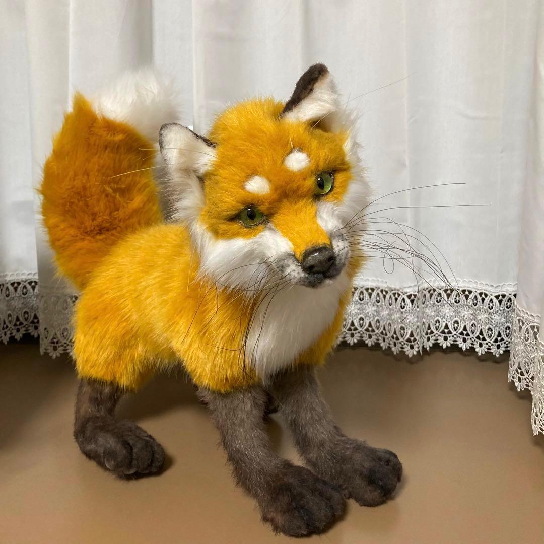 ハンドメイド⭐︎アートドール ☆狐☆キツネ☆きつね☆ぬいぐるみ