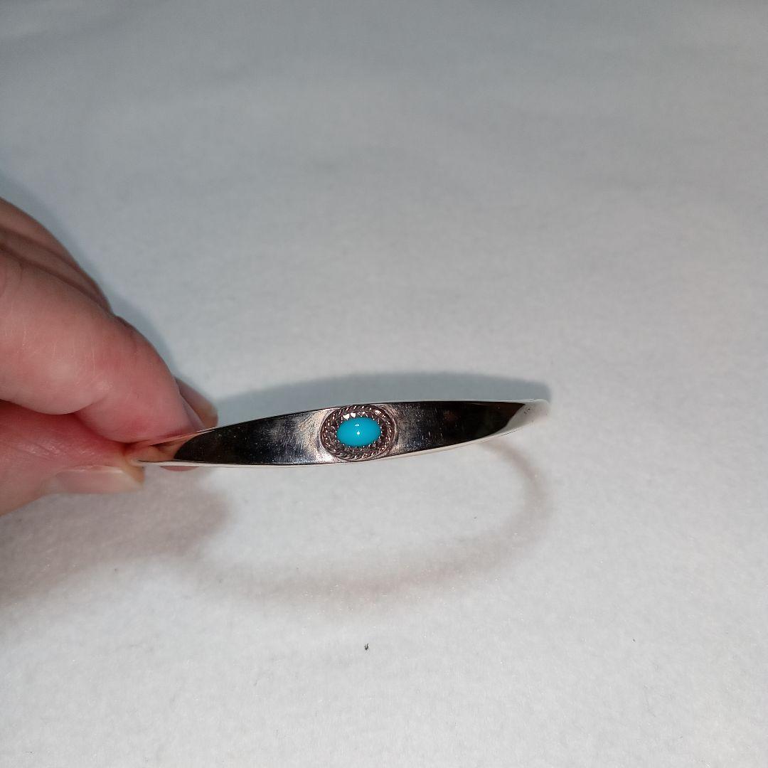 ARGENT GLEAM バングル シルバー925 ターコイズ Sサイズ