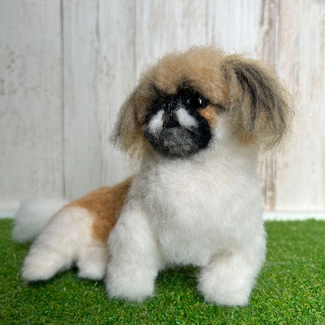 即購入可能です♪羊毛フェルト【ペキニーズ】犬 他の犬種もオーダー受付