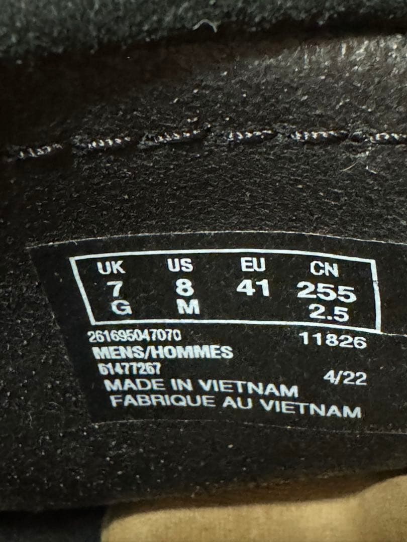 Clarks ワラビー　ブラック　ハイカット　UK7