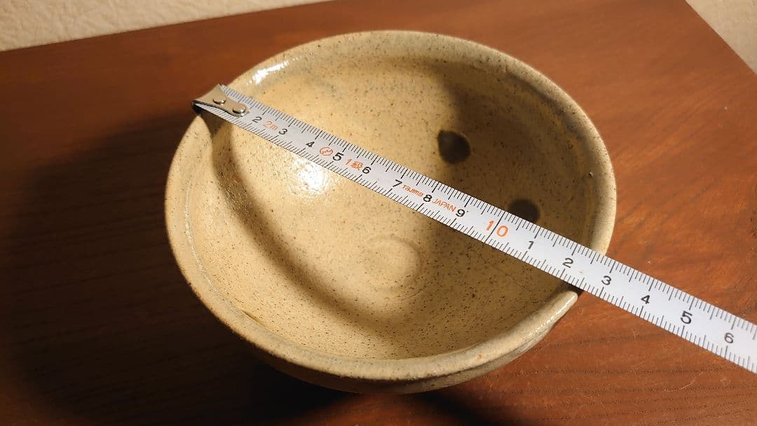 李朝　朝鮮陶器　唐津焼　京焼　白釉　抹茶碗　アンティーク抹茶碗　蔵出し　１客