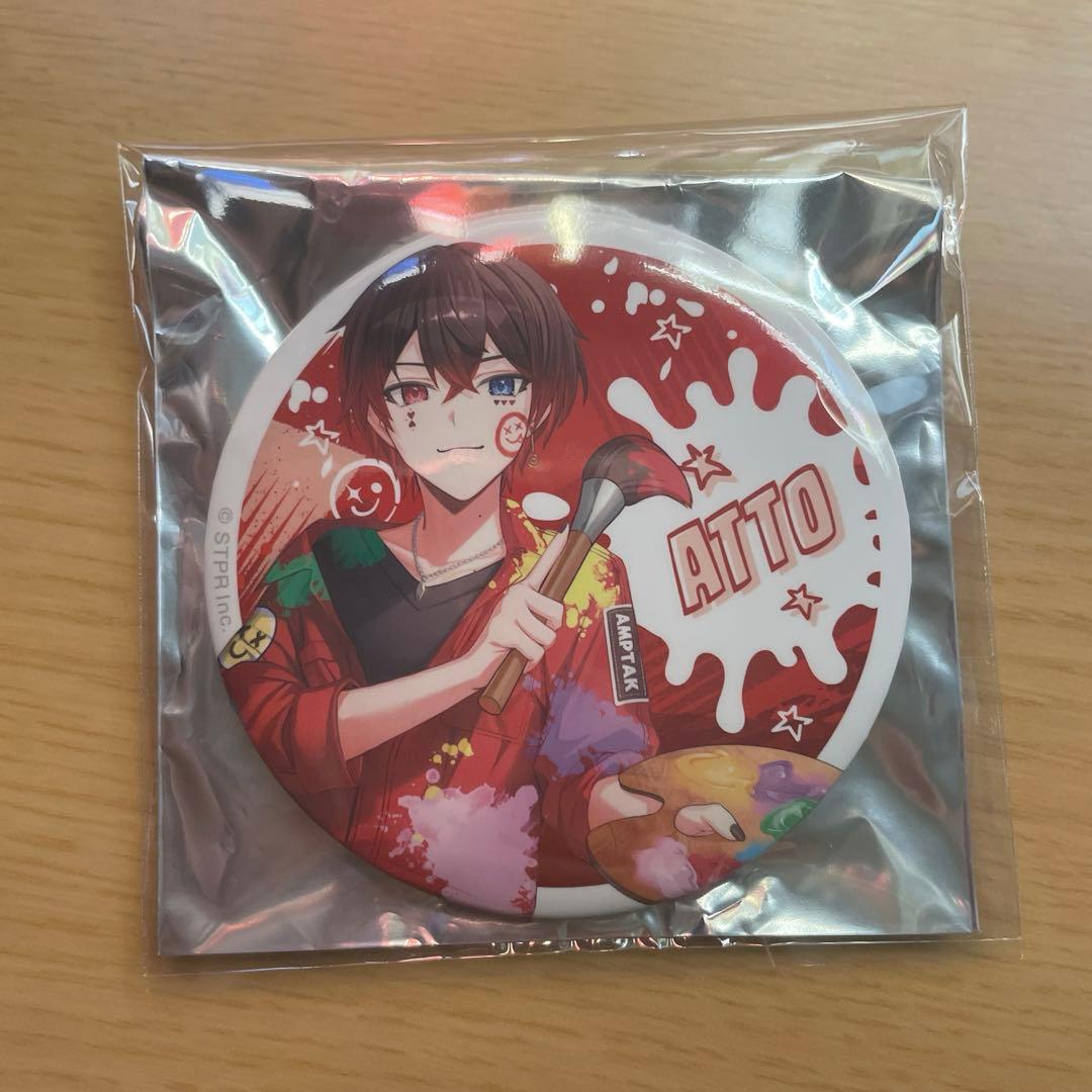 あっとくん BIG缶バッジ - メルカリ