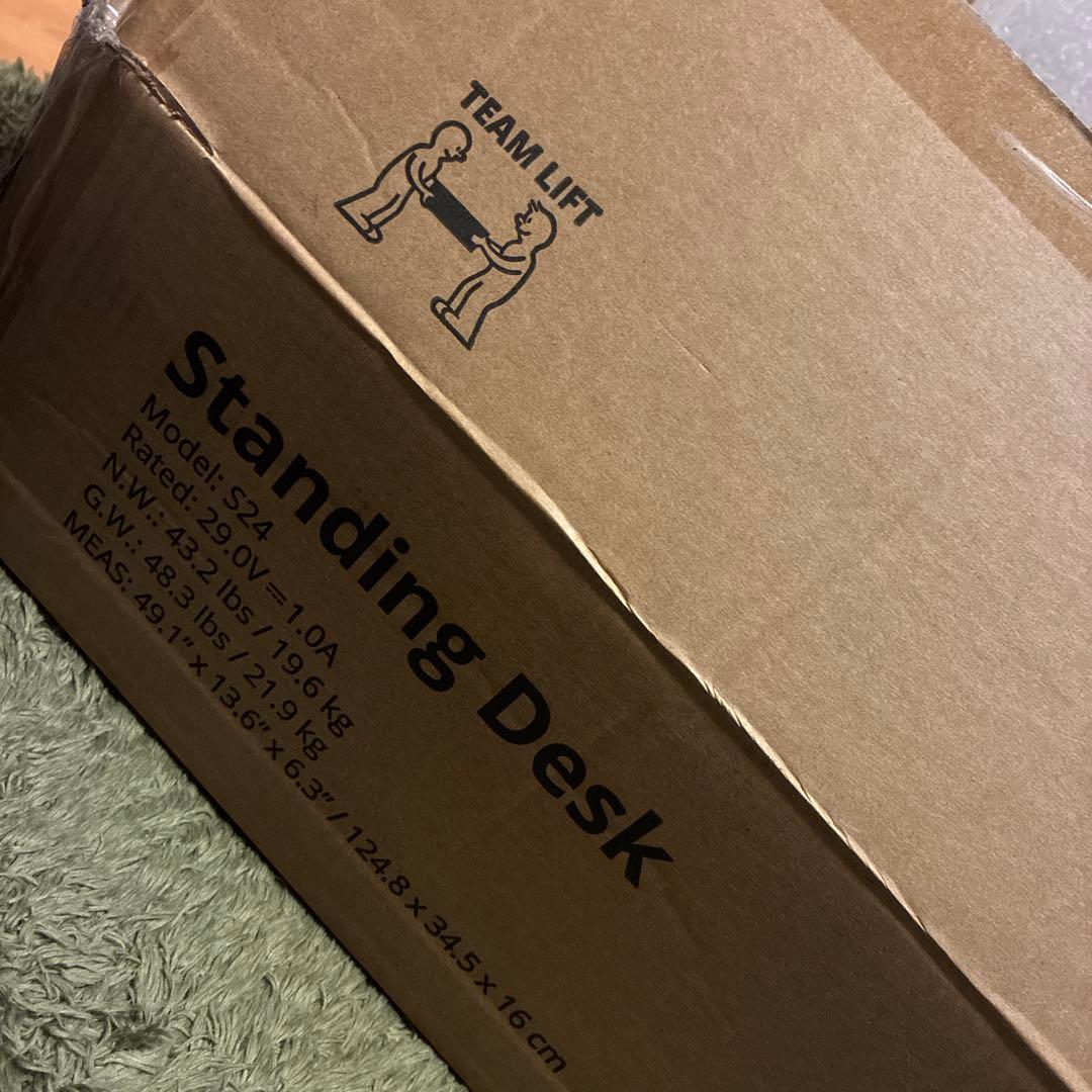 新品✨120×60 電動昇降式デスク スタンディングデスク