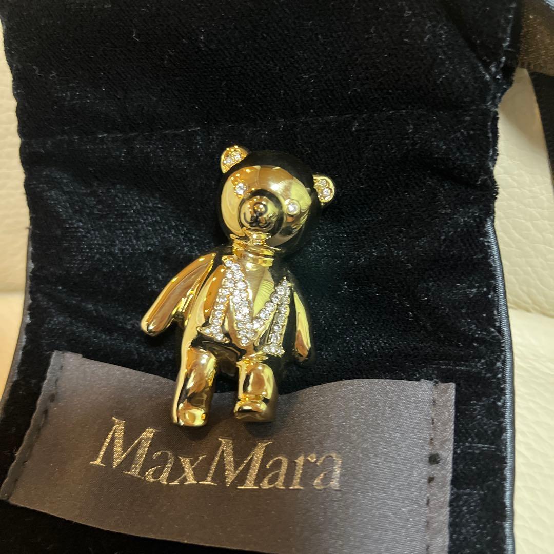 MaxMara ⭐︎極美品⭐︎ゴールド クマ ブローチ - メルカリ
