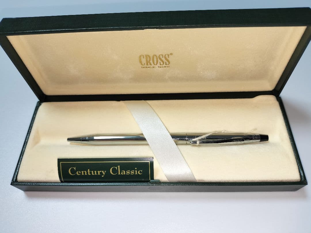 新品未使用】 CROSS クロス ボールペン シルバー 専用ケース付き