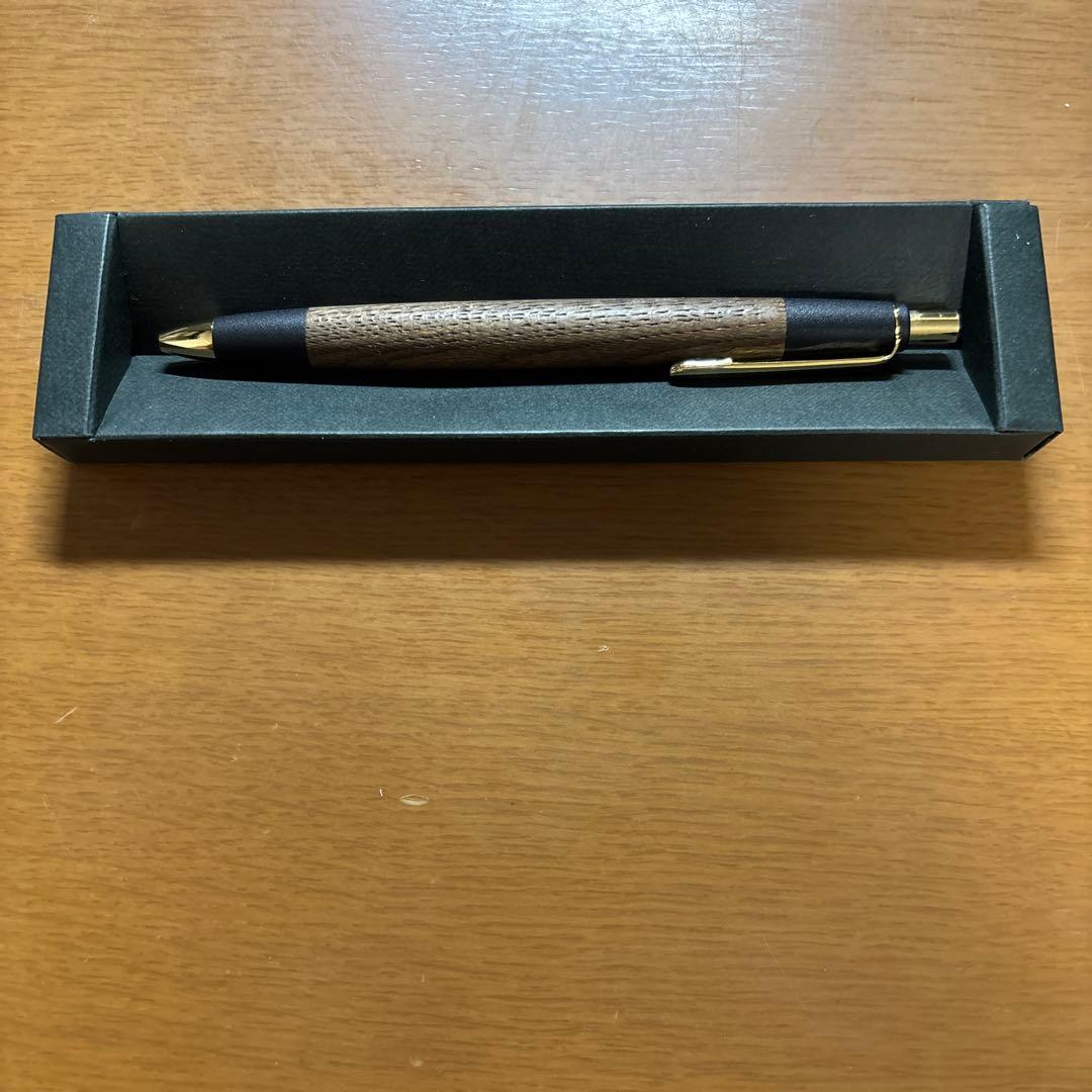 野原工芸似シャーペン ボナンペン【欅】0.5mm アルミ