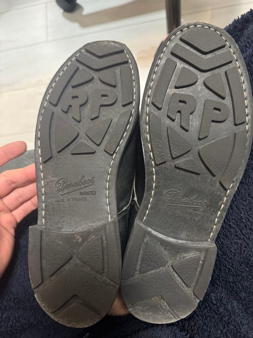 【名作】Paraboot CHAMBORD パラブーツ シャンボード 黒 UK6