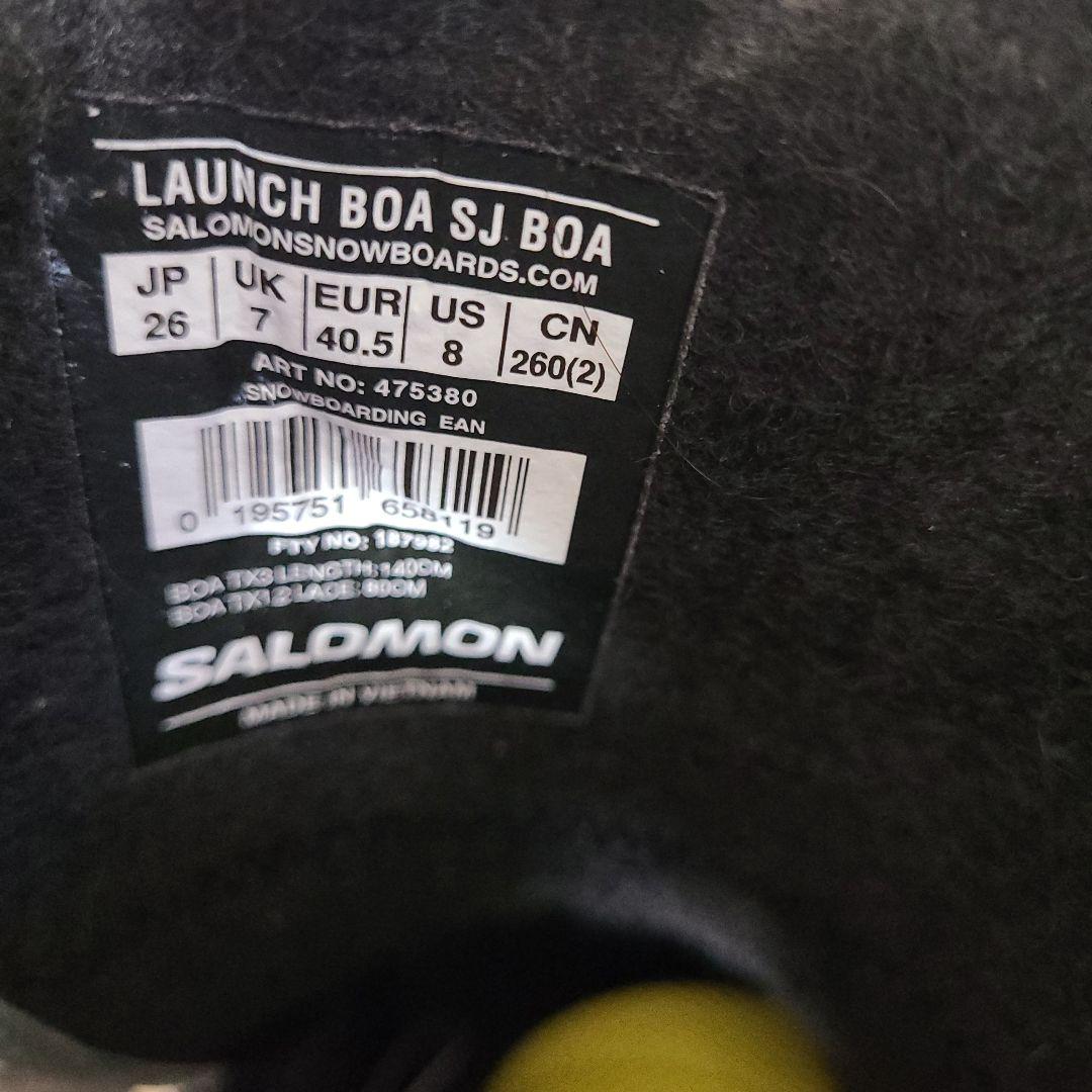 SALOMON サロモン LAUNCH BOA SJ BOA 　26cm