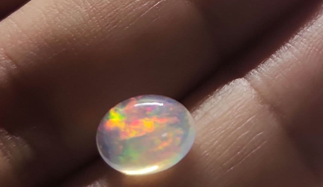 高品質儚いシャボン玉天然オパール 1.440ct