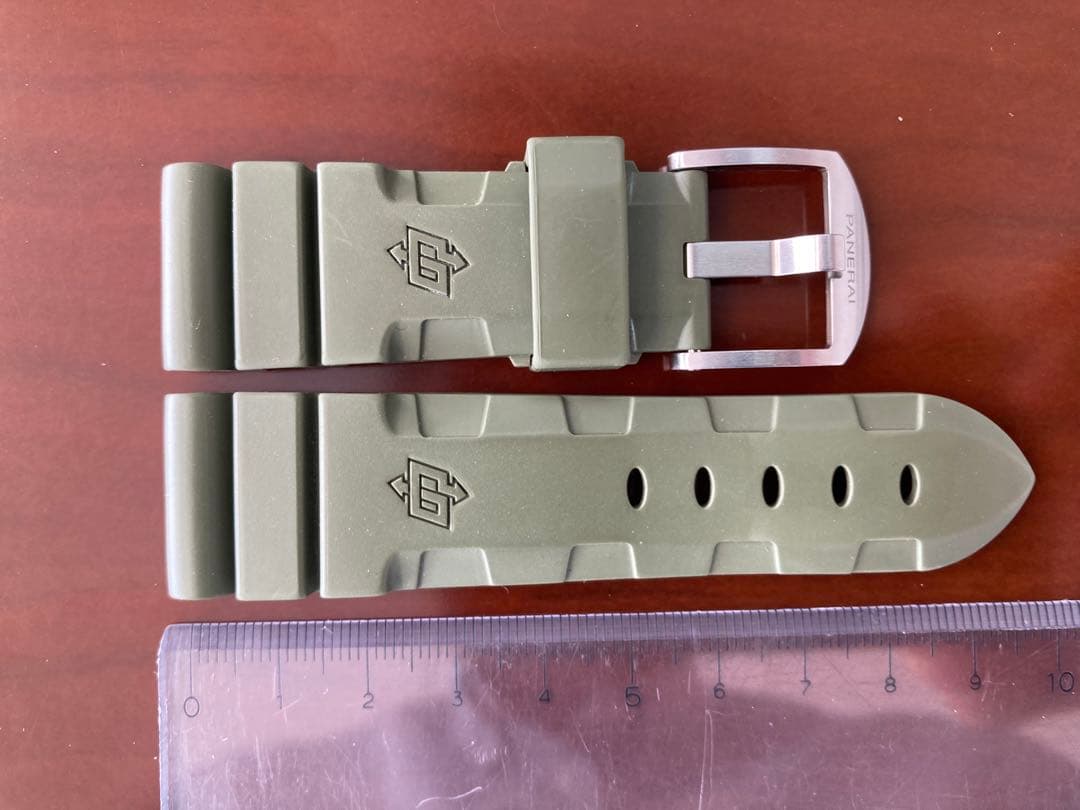 PANERAI （パネライ）純正ラバーベルト&純正ピンバックル