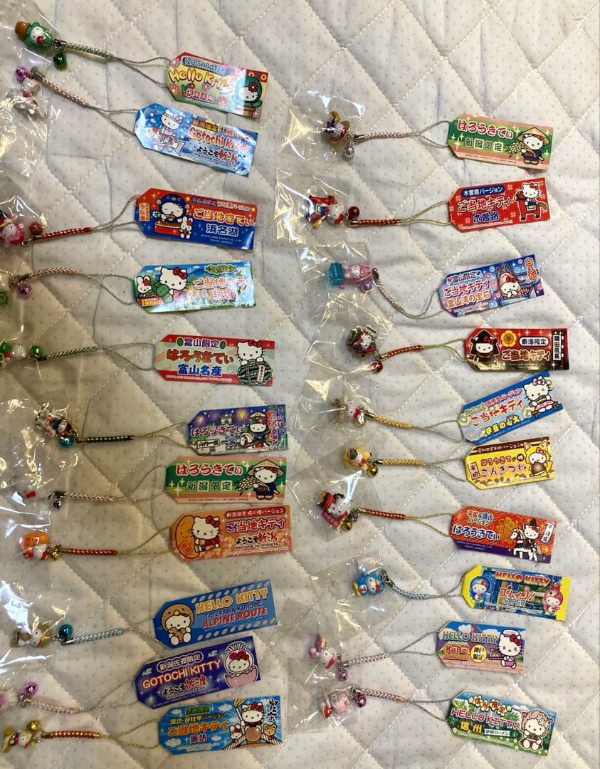ハローキティ　ご当地　根付け　ストラップ ⭐︎２４５個⭐︎まとめ売り