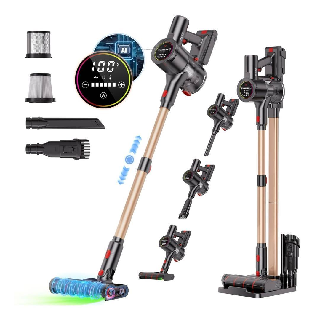 掃除機 コードレス 業界初 独立モーター自走式 70Kpa 超強力吸引 軽量