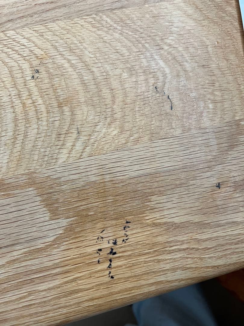 【引取りorお届け】天然木 無垢 ダイニングテーブル 1900mm