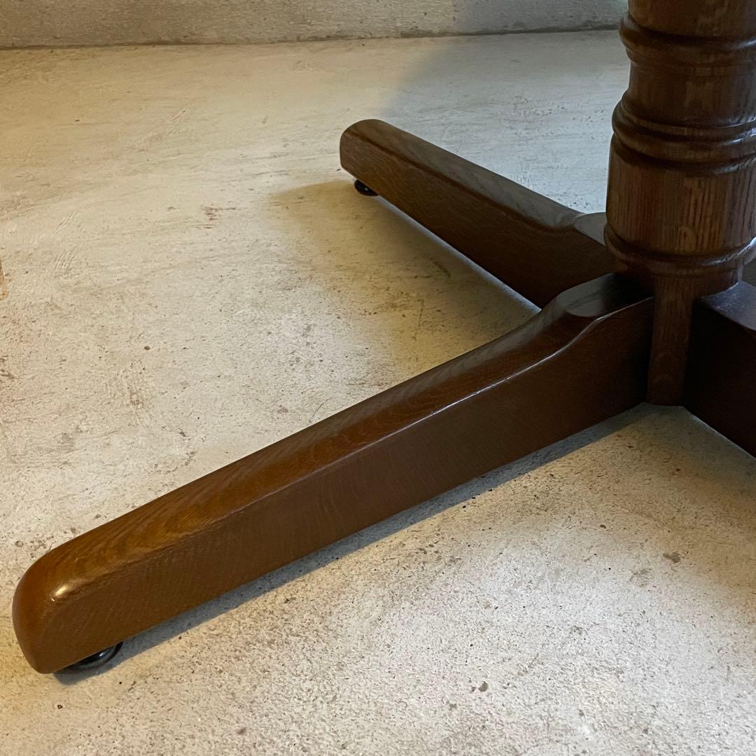 【直接引渡し】 飛騨産業 キツツキ 木製ラウンドテーブル