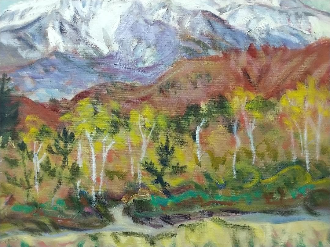 F8 絵画「乗鞍高原」