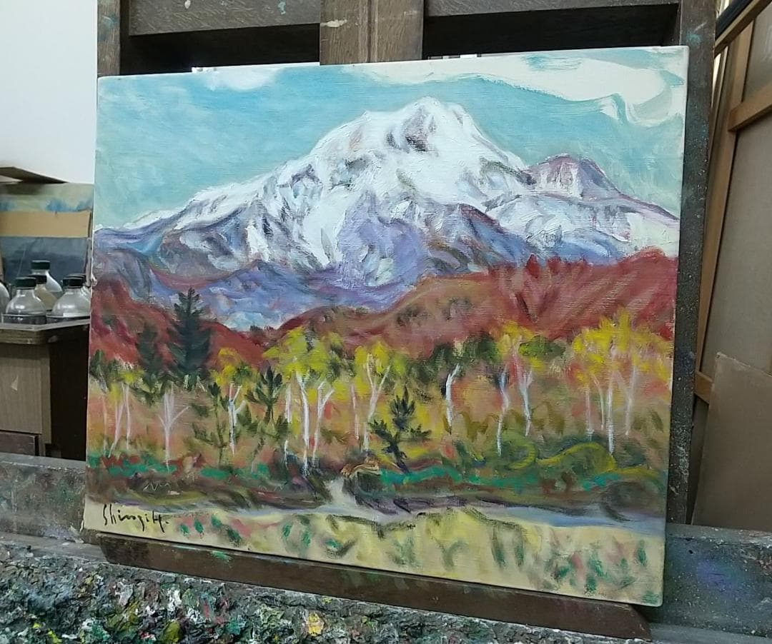 F8 絵画「乗鞍高原」