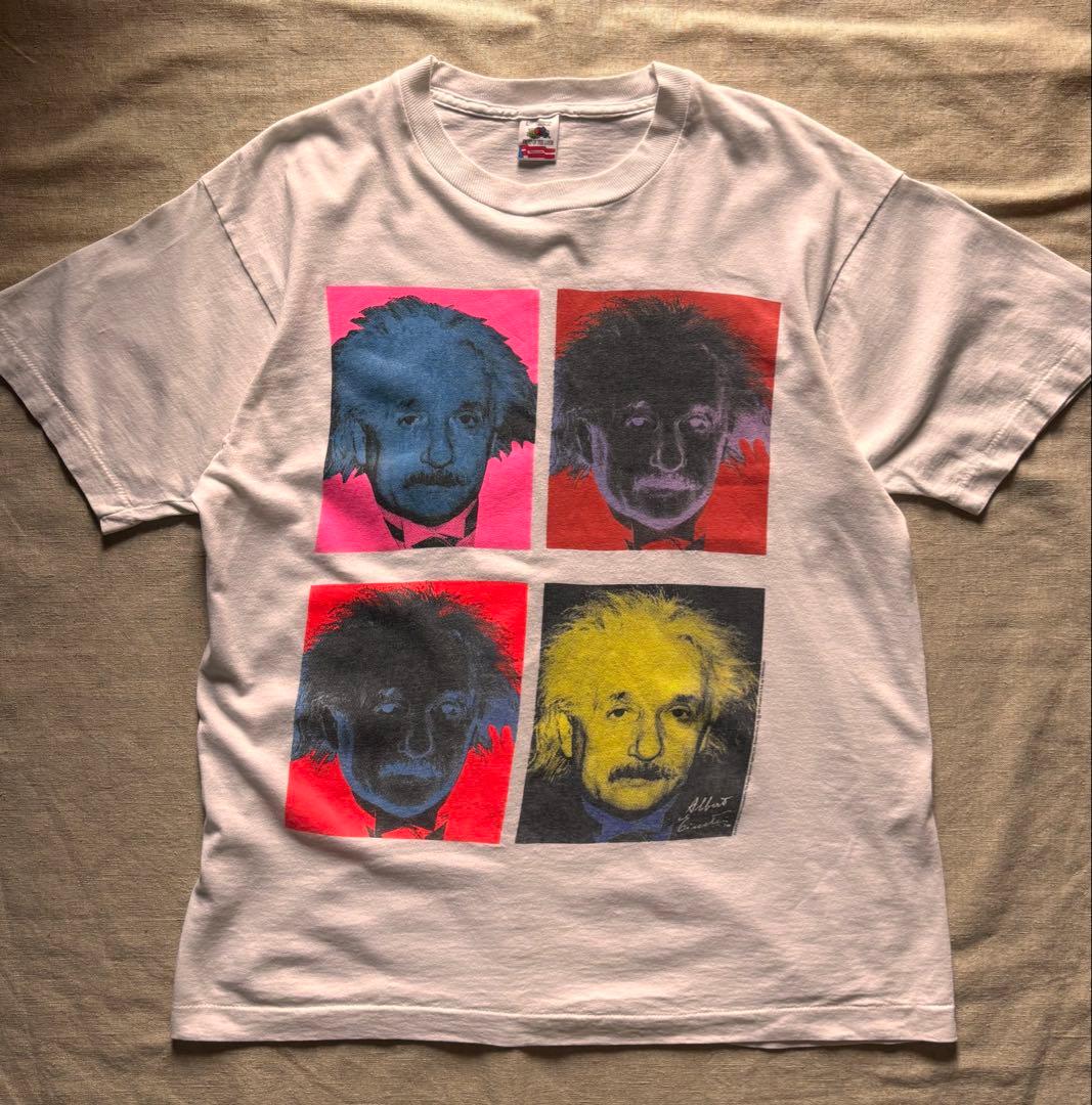 アインシュタイン Tシャツ 80s 90s ムービーT アートT ヴィンテージT
