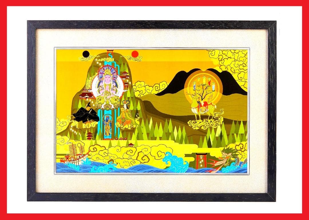 ☆新品同様☆イスム HAKUジクレ pop'n Buddha 日本曼荼羅☆J6 ☆新品