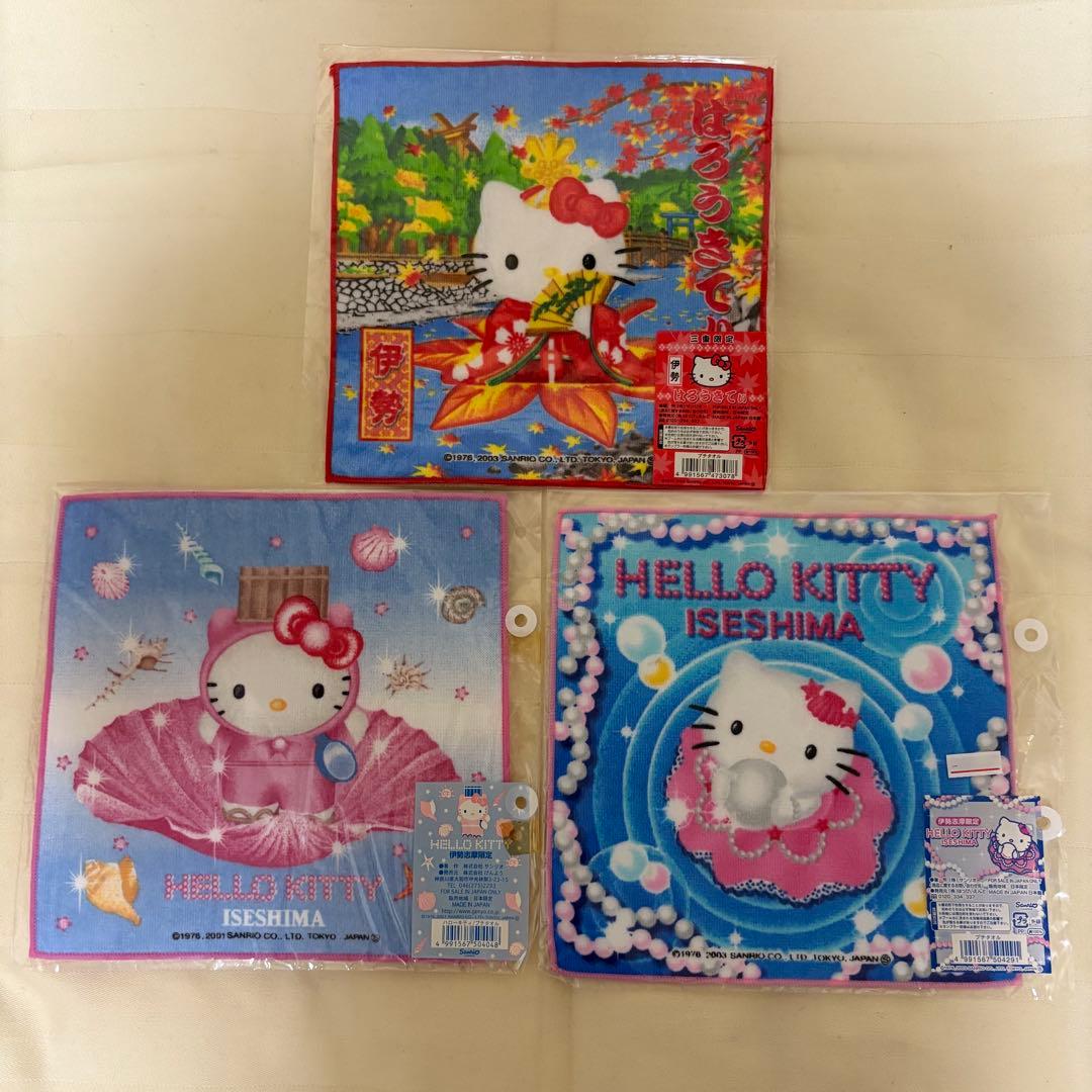 ハローキティー　ご当地プチタオル　43枚　まとめ売り