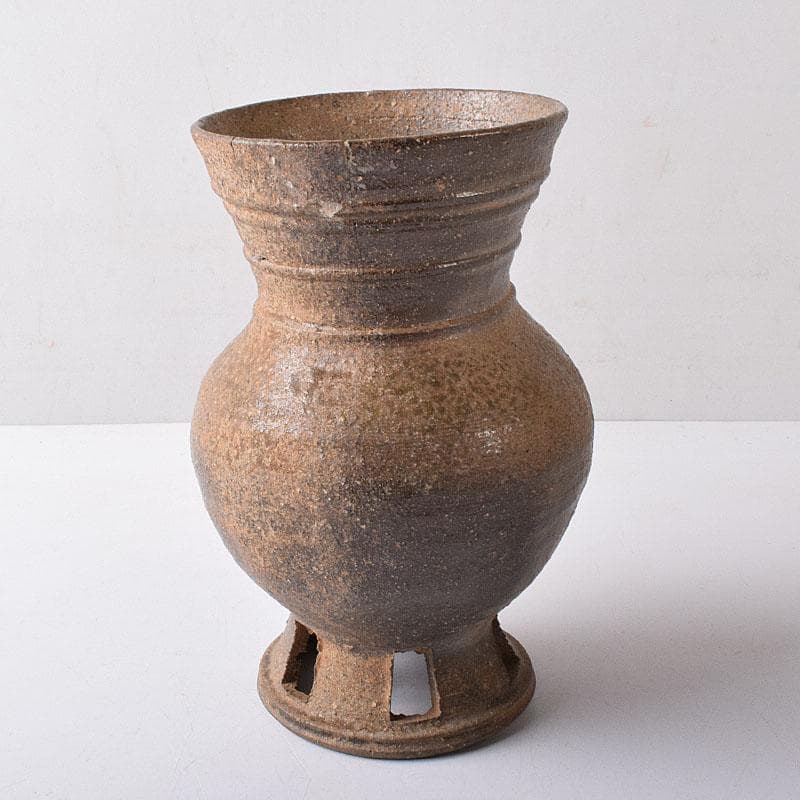 朝鮮美術　須恵器　新羅土器　新羅無細土　壷　時代箱　M　R8358