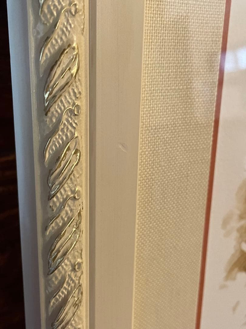 【証明書付】笹倉鉄平　「はちみつ色の微笑み」　シルクスクリーン　額縁入り