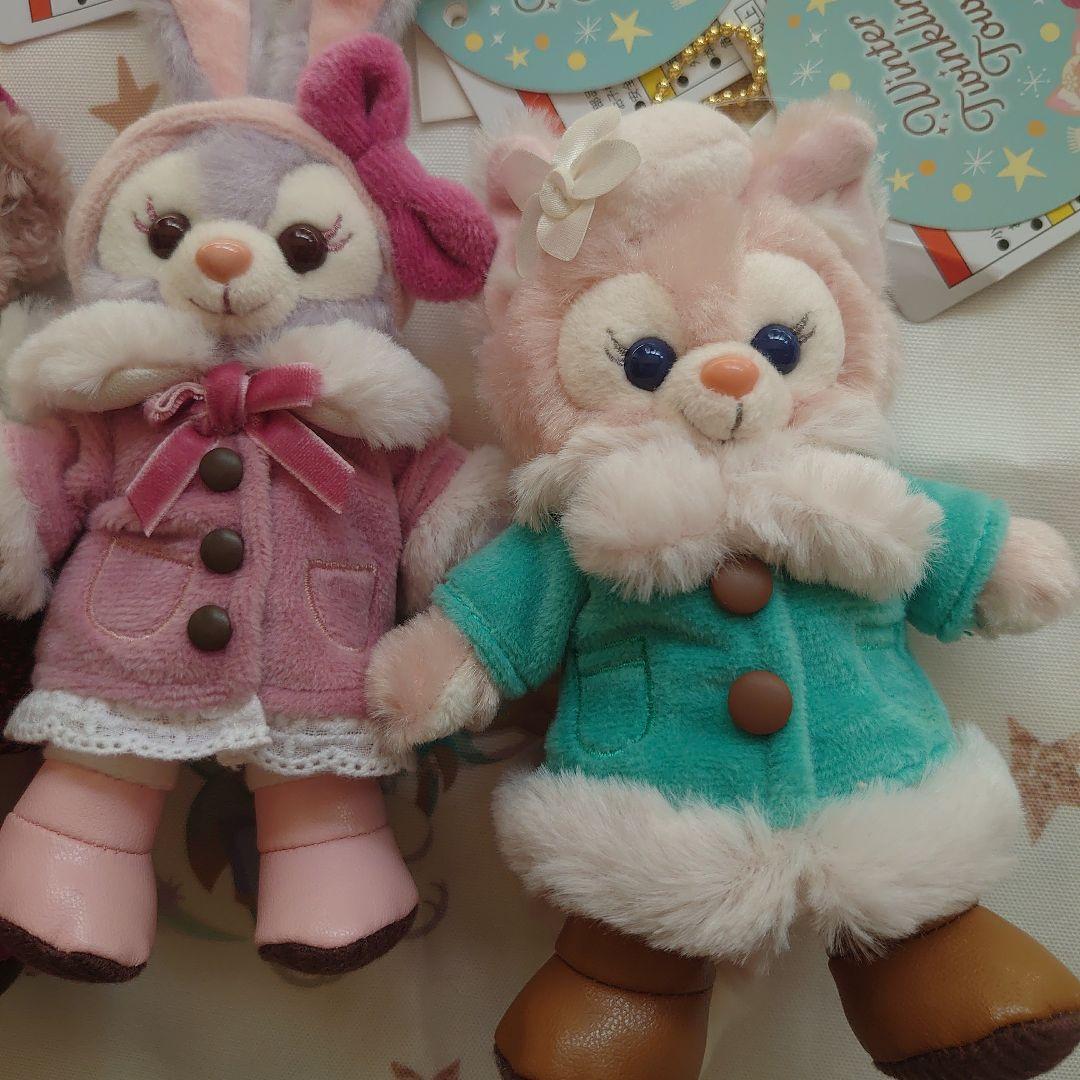 新品ダッフィー & フレンズ ウィンタートゥインクリングタウンぬいぐるみバッチ