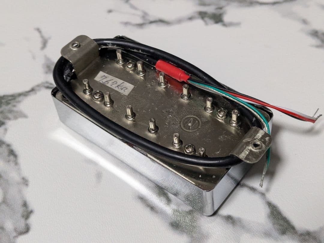 アルニコV 　白銅プレート　4芯　 ヘクサポールピース　装飾カバー　ハムバッカー