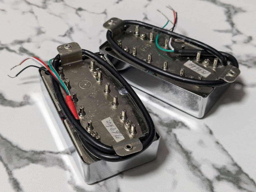 アルニコV 　白銅プレート　4芯　 ヘクサポールピース　装飾カバー　ハムバッカー