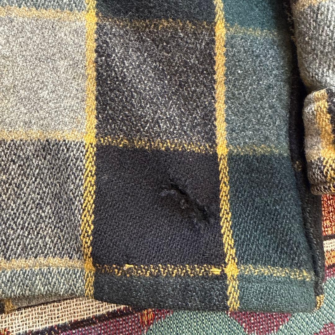 40’s ウール シャツジャケット 高配色 希少 アメカジ ビンテージ古着