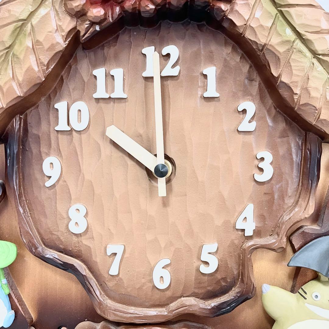 RHYTHM ジブリとなりのトトロ壁掛時計振り子時計4MJ837RH 希少 となり