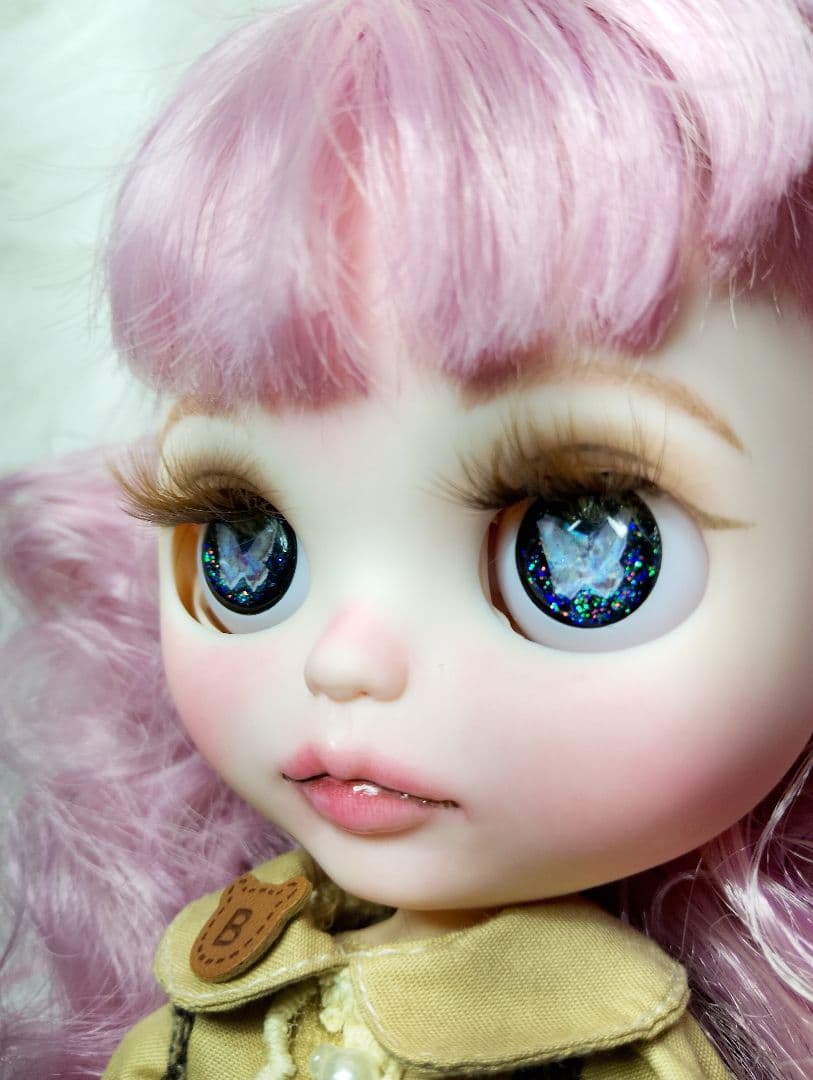 カスタムアイシードール ピンクMIXヘア アウトフィット付き