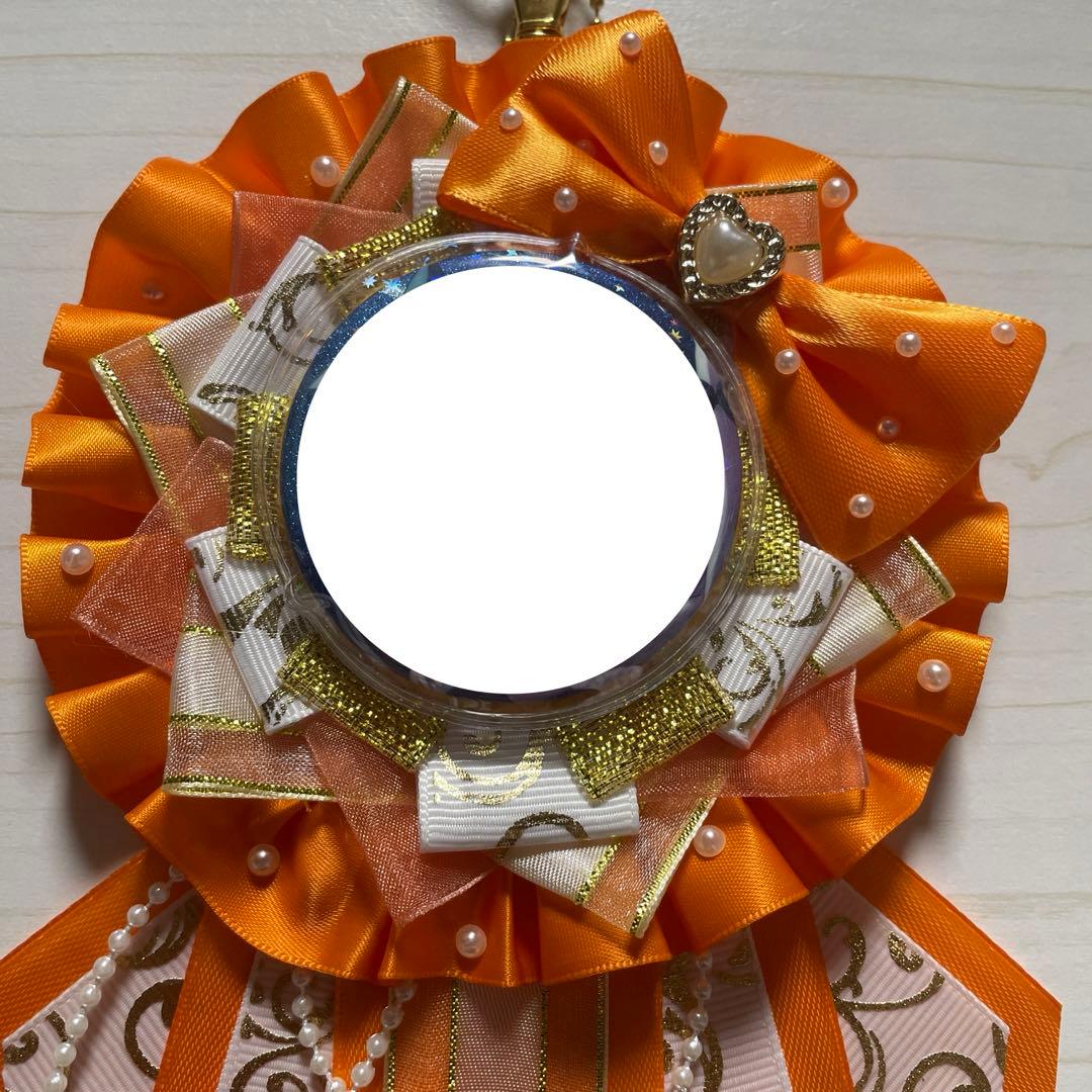 痛ロゼット ロゼッタ 痛バ 缶バッジ オレンジ系 ⑳ - メルカリ