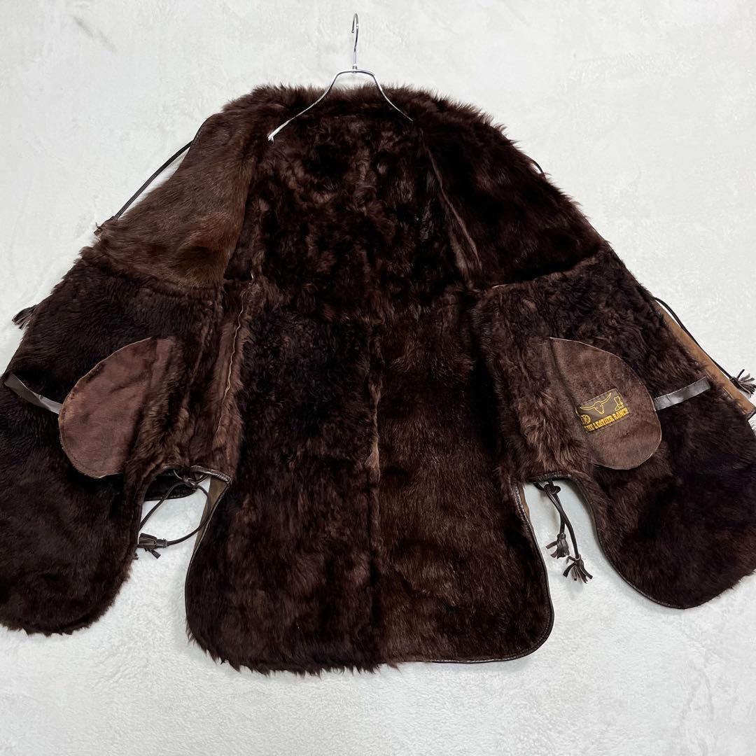 リアルムートン カウボーイマント 本革 毛皮 THE LEATHER RANCH