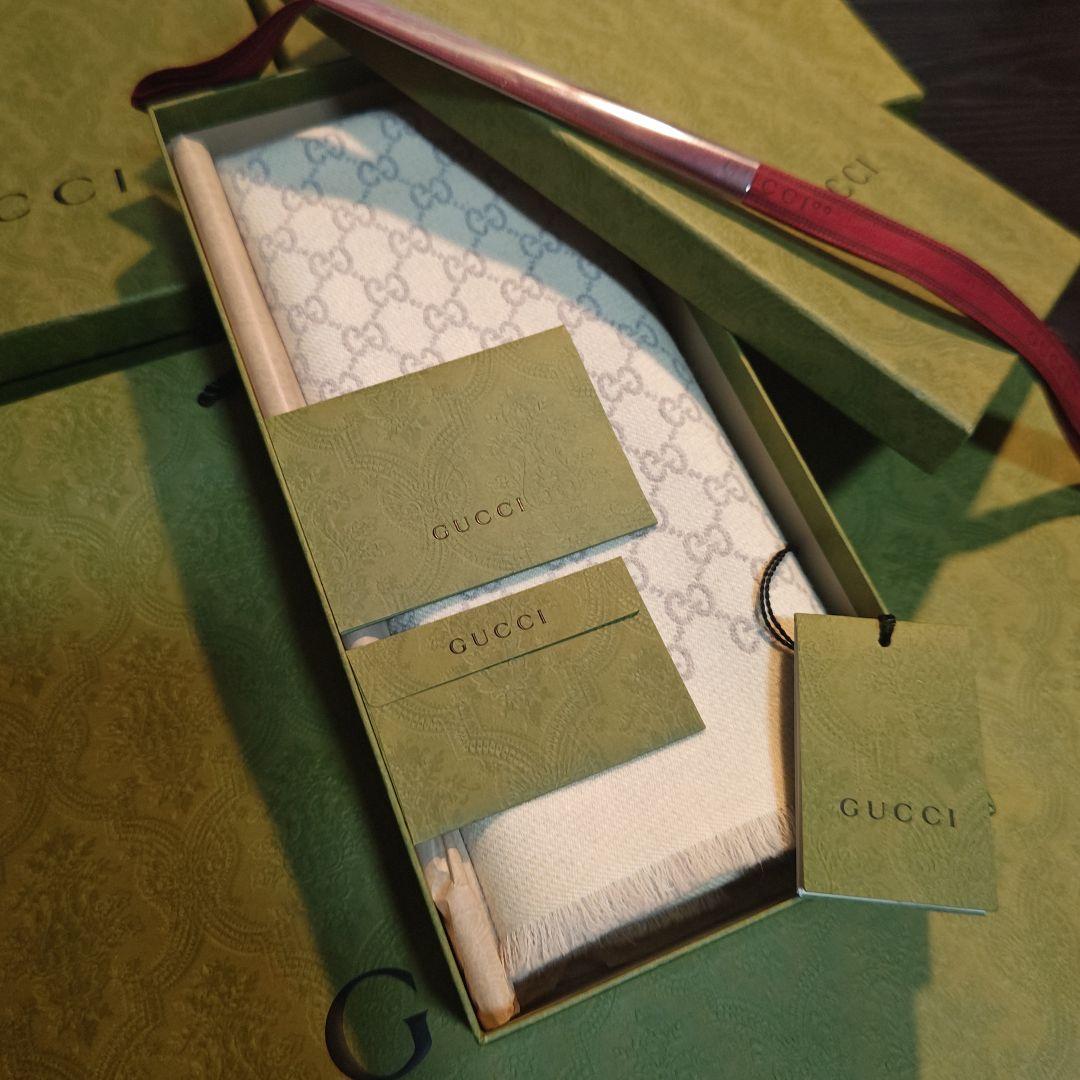 ❤新品箱袋付き❤GUCCI マフラー ストール ショール スカーフ
